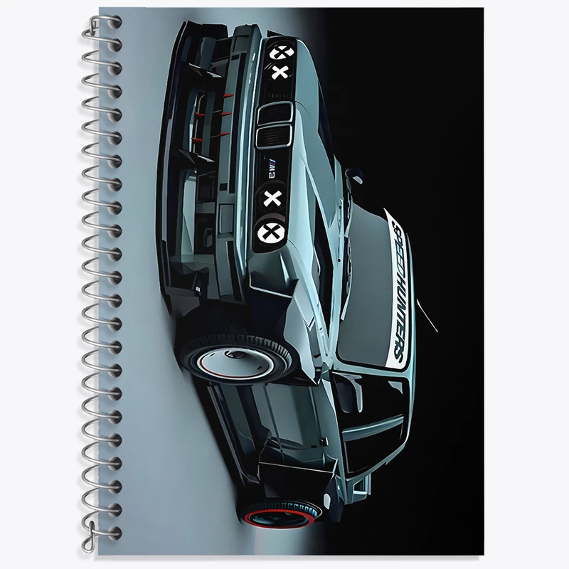 دفتر نت موسیقی 50 برگ خندالو طرح ماشین اسپرت کد F4491