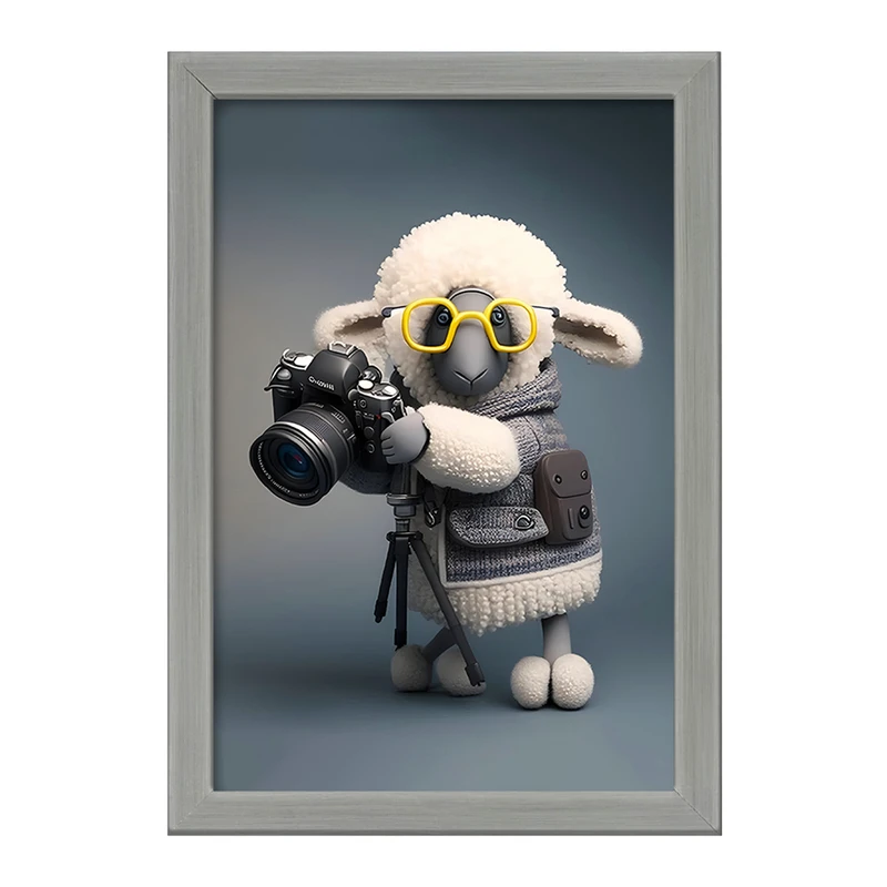 تابلو خندالو طرح گوسفند کد F10039