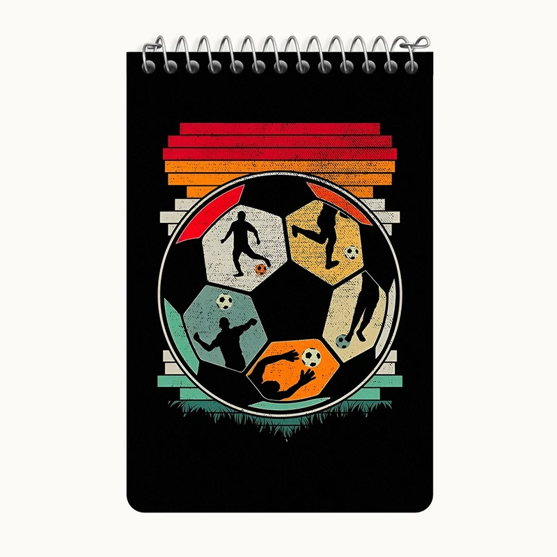 دفتر یادداشت 50 برگ خندالو طرح فوتبالی کد F4817