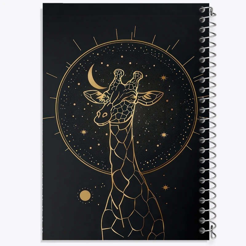 دفتر لیست خرید 50 برگ خندالو طرح زرافه مینیمال کد F3090