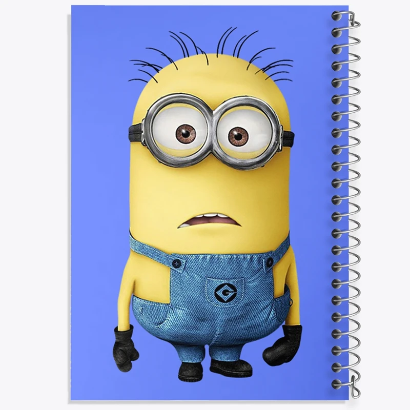 دفتر طراحی 50 برگ خندالو طرح مینیون Minions  کد 2449