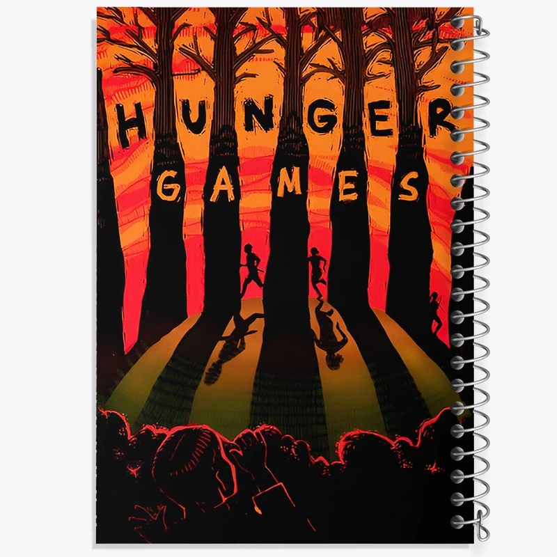 دفتر مشق 100 برگ خندالو طرح بازی‌های گرسنگی (The Hunger Games) کد F8659