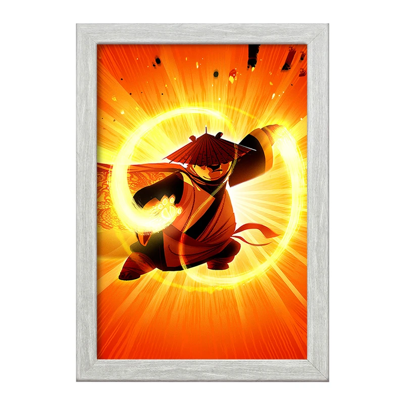 تابلو خندالو طرح پاندای کونگ فو کار کد F2158