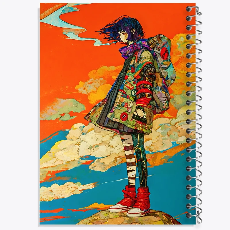 دفتر شطرنجی 50 برگ خندالو طرح دخترانه کد F4482