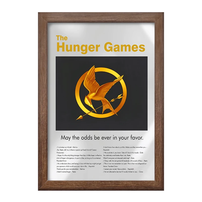تابلو خندالو طرح بازی‌های گرسنگی (The Hunger Games) کد F13811