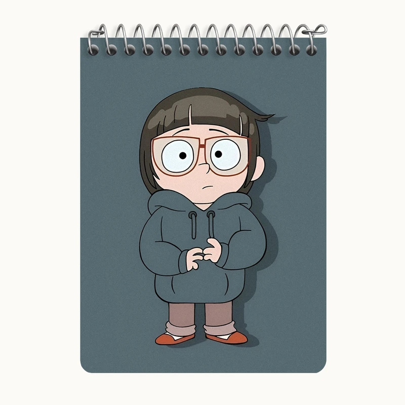 دفتر یادداشت 50 برگ خندالو طرح پسرانه کد N7452