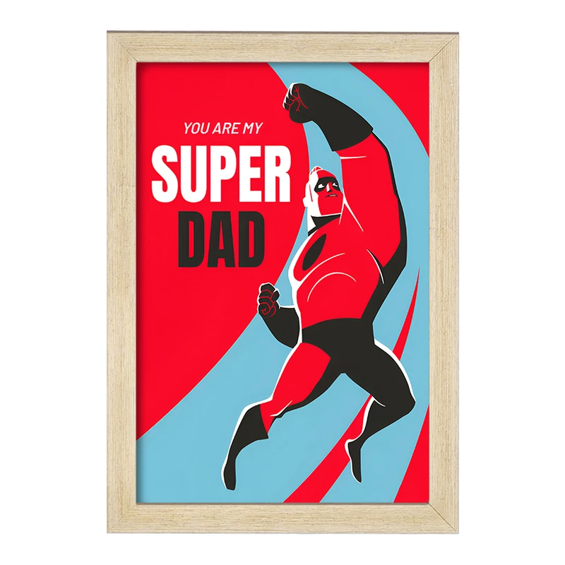 تابلو خندالو طرح شگفت انگیزان (The Incredibles) کد F14243