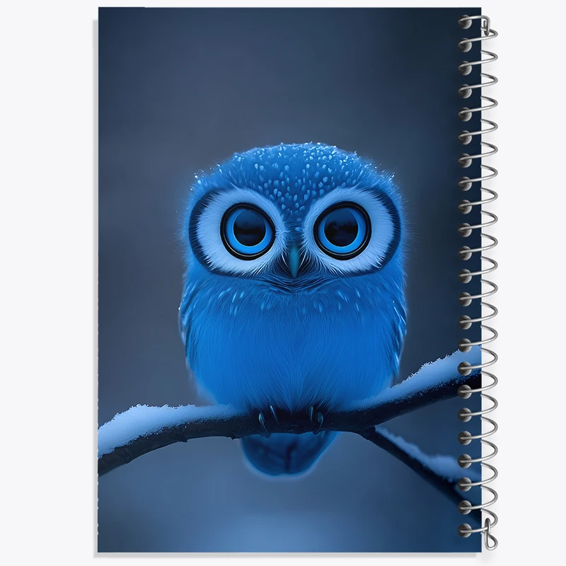 دفتر مشق 50 برگ خندالو طرح جغد کد F12038