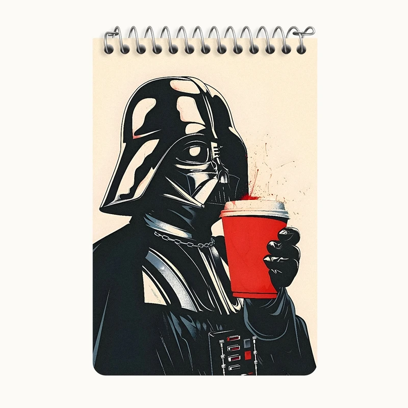 دفتر یادداشت 50 برگ خندالو طرح جنگ ستارگان (Star Wars) کد F10178