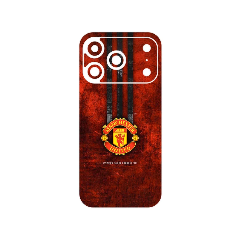 برچسب پوششی ماهوت مدل Manchester_United مناسب برای گوشی موبایل اپل iPhone 17 Pro