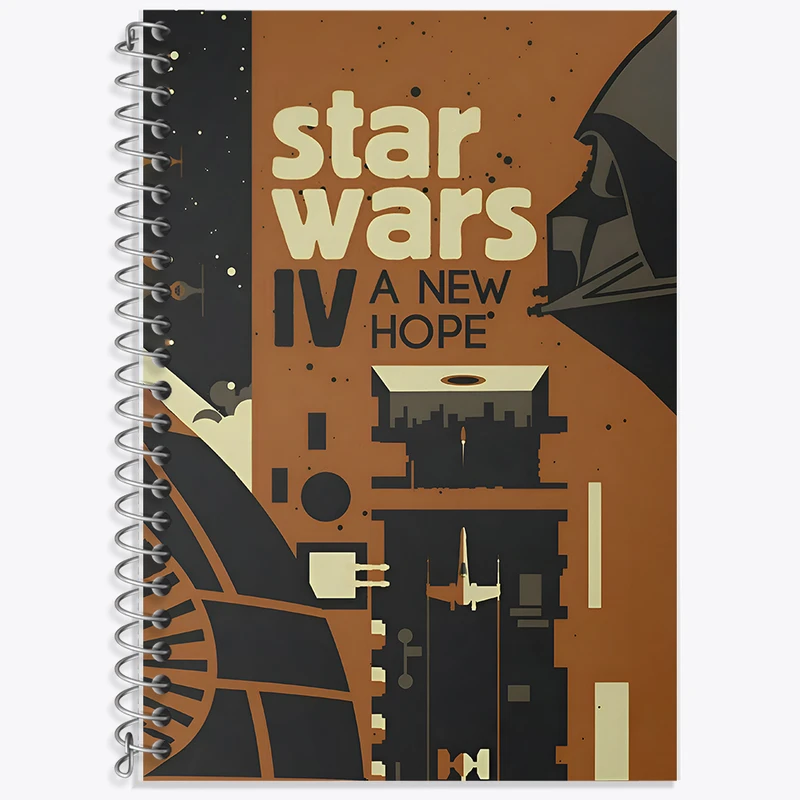 دفتر نت موسیقی 50 برگ خندالو طرح جنگ ستارگان (Star Wars) کد F10497