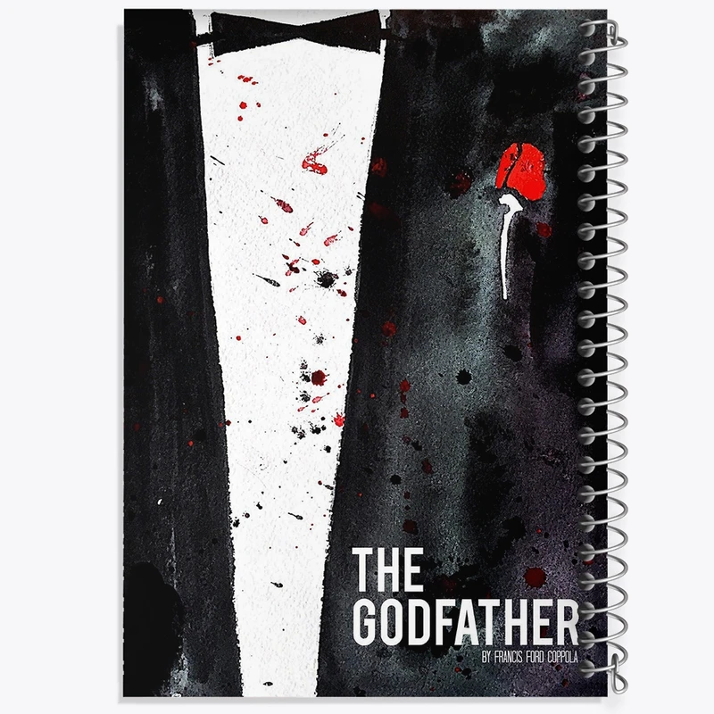 دفتر لیست خرید 50 برگ خندالو طرح پدر خوانده (The God Father) کد F11344