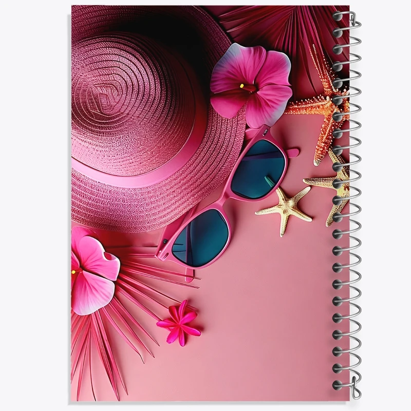 دفتر طراحی 50 برگ خندالو طرح تابستان (Summer) کد N5814