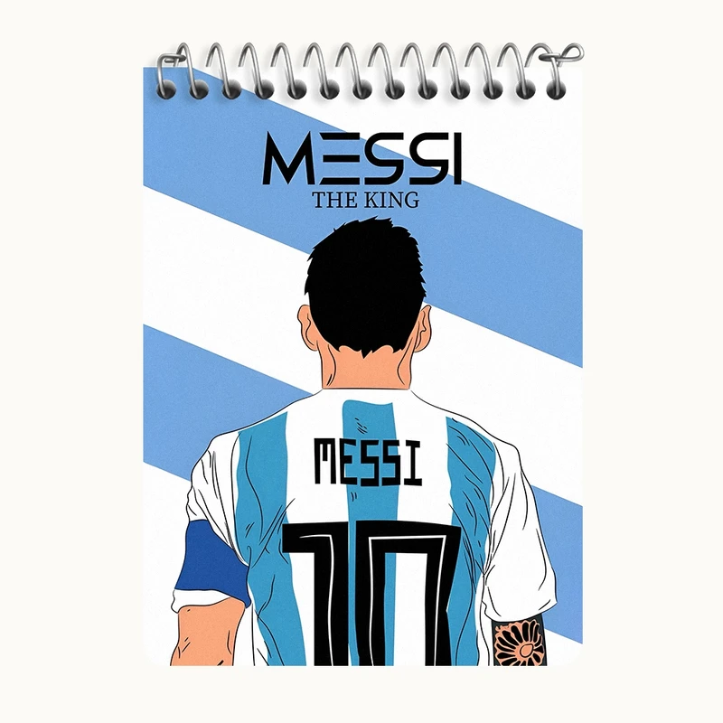 دفتر یادداشت 50 برگ خندالو طرح لیونل مسی کد N2829