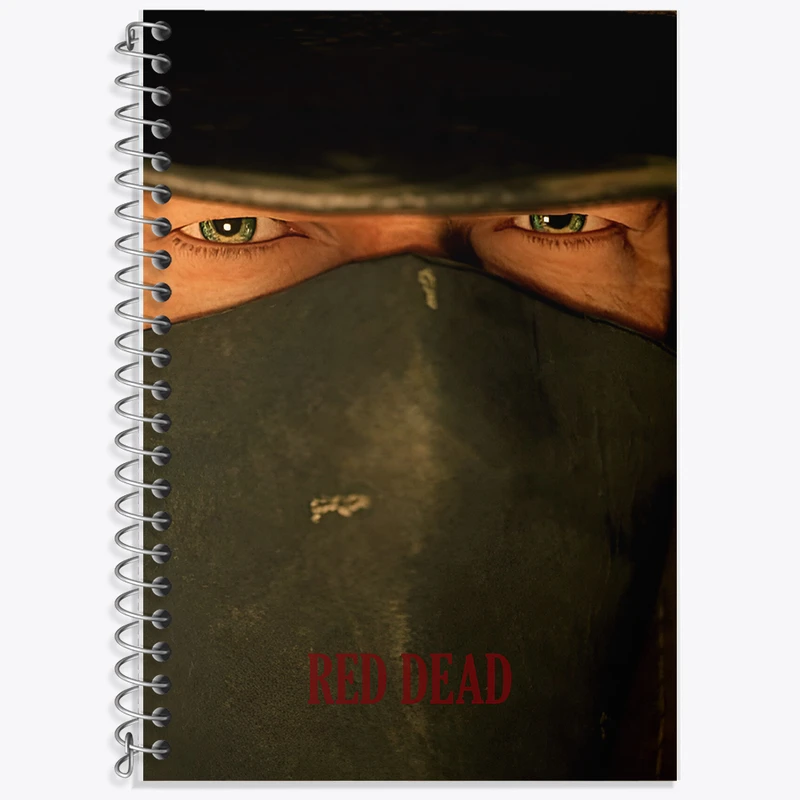 دفتر نت موسیقی 50 برگ خندالو طرح رد دد (Red Dead) کد F13606
