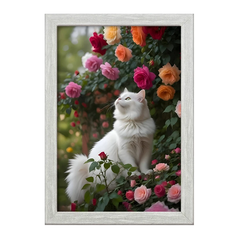 تابلو خندالو طرح گربه (Cat) کد F4328