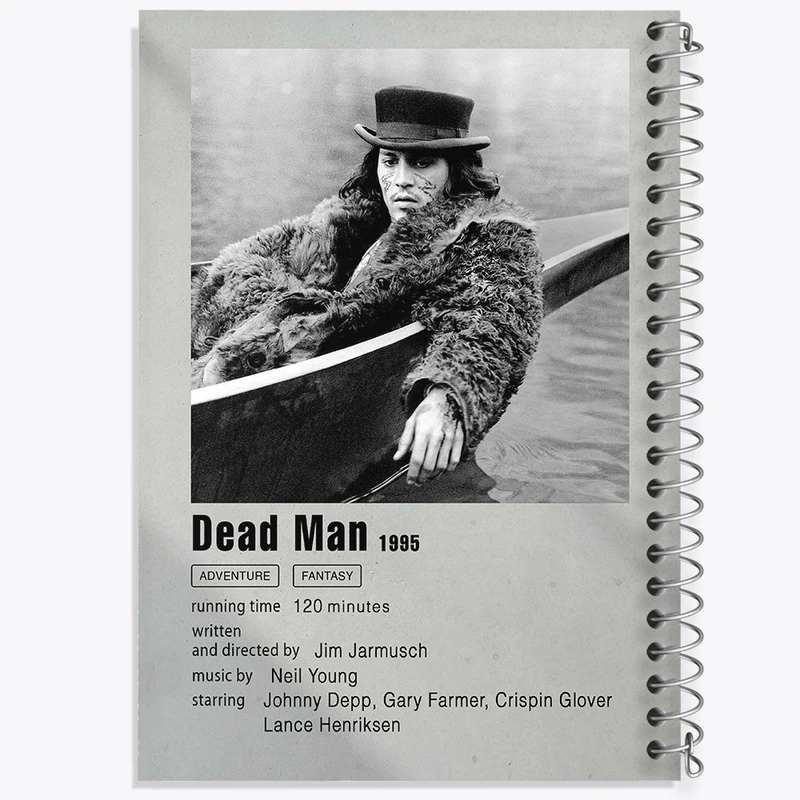 دفتر مشق 50 برگ خندالو طرح مرد مرده (Dead Man) کد F11300