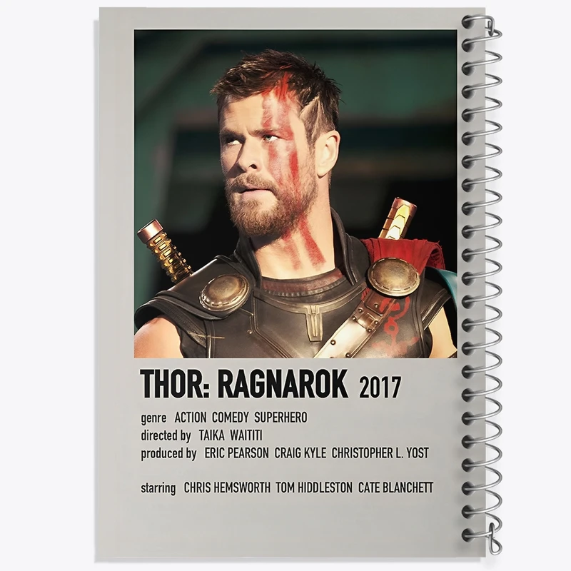 دفتر شطرنجی 50 برگ خندالو طرح ثور (Thor) کد F13416