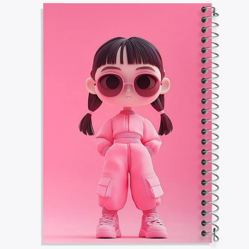 دفتر لیست خرید 50 برگ خندالو طرح دخترانه کد F4038