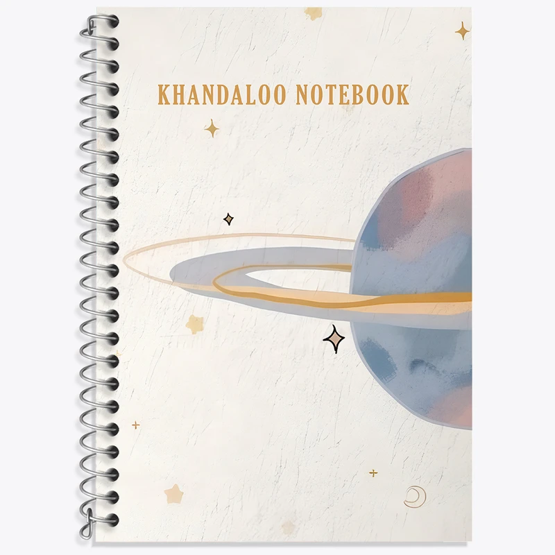 دفتر نت موسیقی 50 برگ خندالو طرح فضایی کد N8497