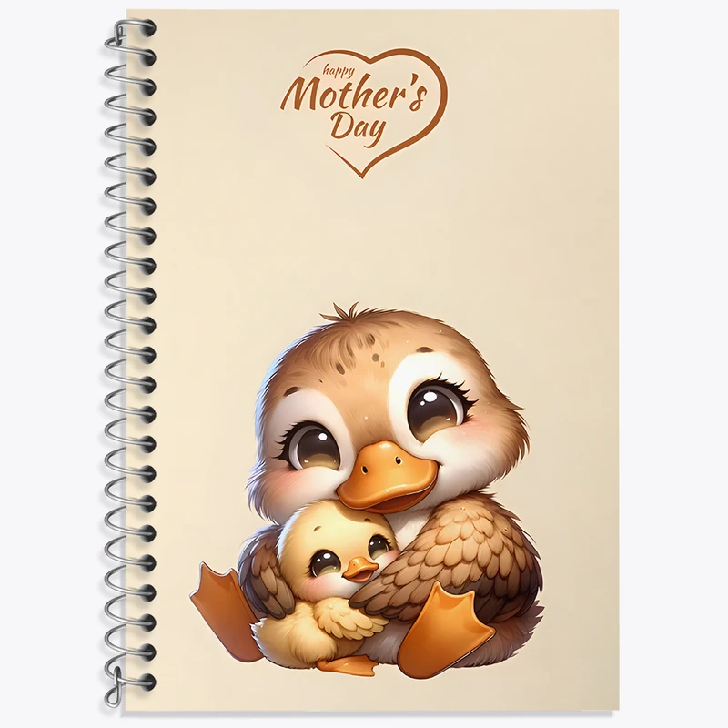 دفتر نت موسیقی 50 برگ خندالو طرح اردک بامزه کد N7043