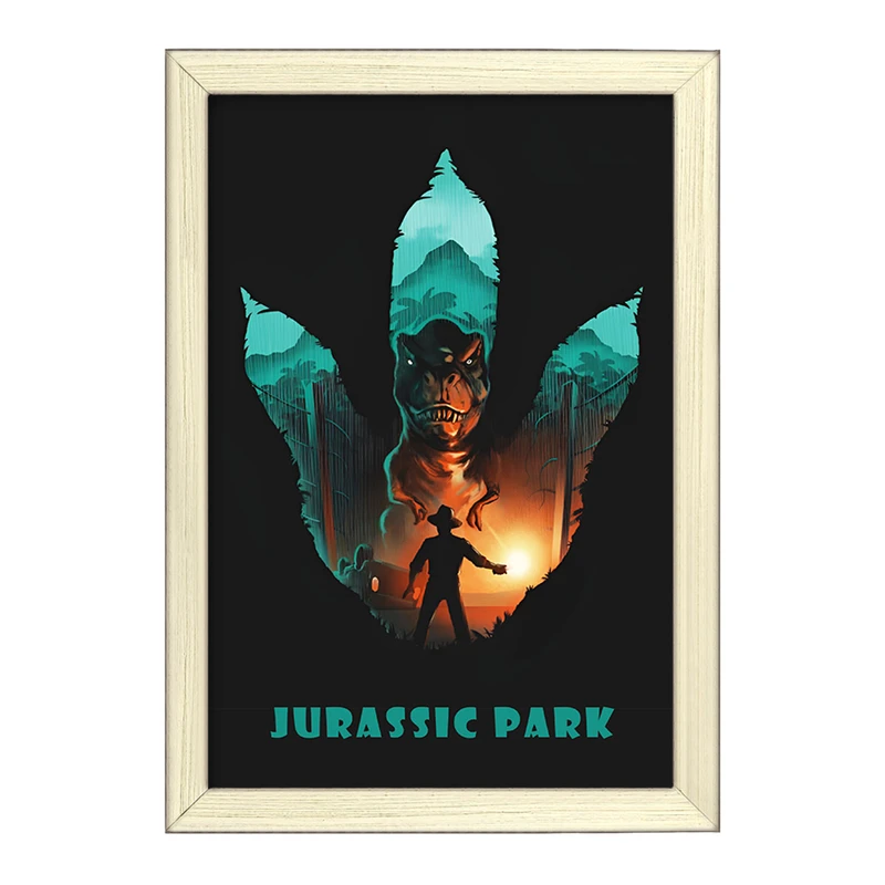 تابلو خندالو طرح ژوراسیک (Jurassic Park) کد F13773