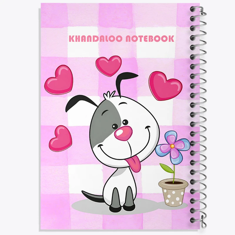 دفتر مشق 50 برگ خندالو طرح سگ بامزه کد N6410