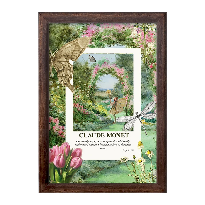 تابلو خندالو طرح کلود مونه (Claude Monet) کد F10712