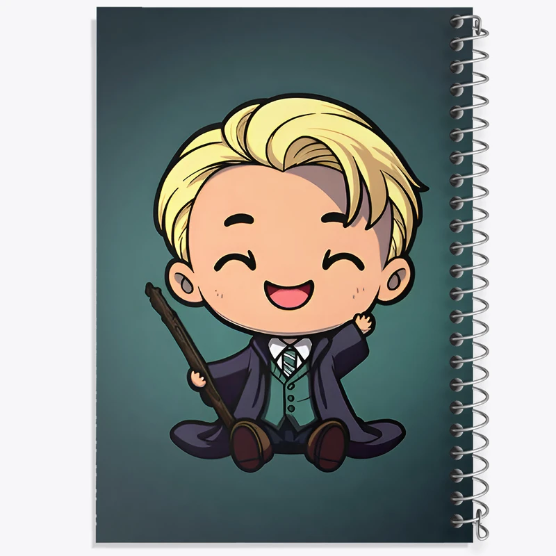 دفتر نقاشی 50 برگ خندالو طرح مالفوی هری پاتر (Harry Potter) کد F9402