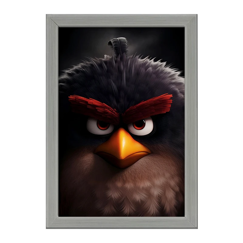 تابلو خندالو طرح پرندگان خشمگین (Angry Birds) کد F5524