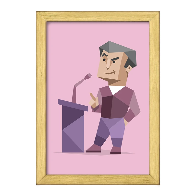 تابلو خندالو طرح تایپ شخصیتی مبلغ ENTP  کد 7704