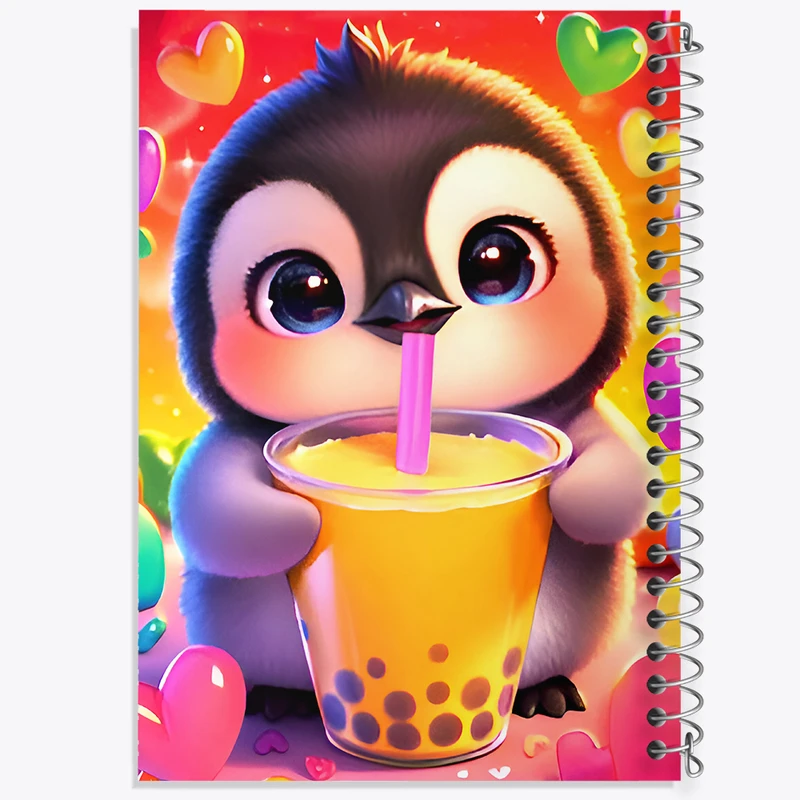 دفتر نقاشی 50 برگ خندالو طرح پنگوئن کد F9562