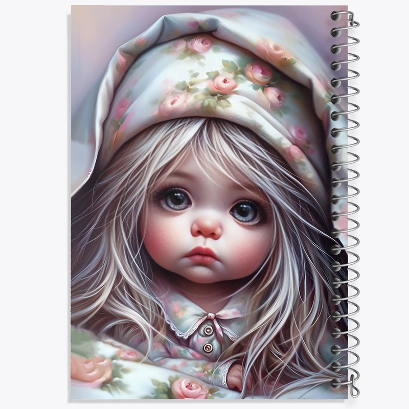 دفتر مشق 50 برگ خندالو طرح دخترانه کد F11705