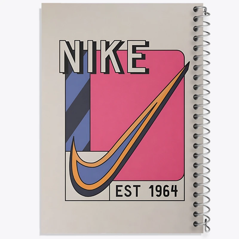 دفتر طراحی 50 برگ خندالو طرح نایک (Nike) کد N2668