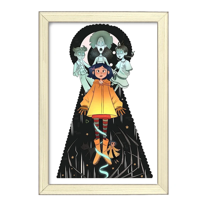 تابلو خندالو طرح کورالاین Coraline  کد 20789