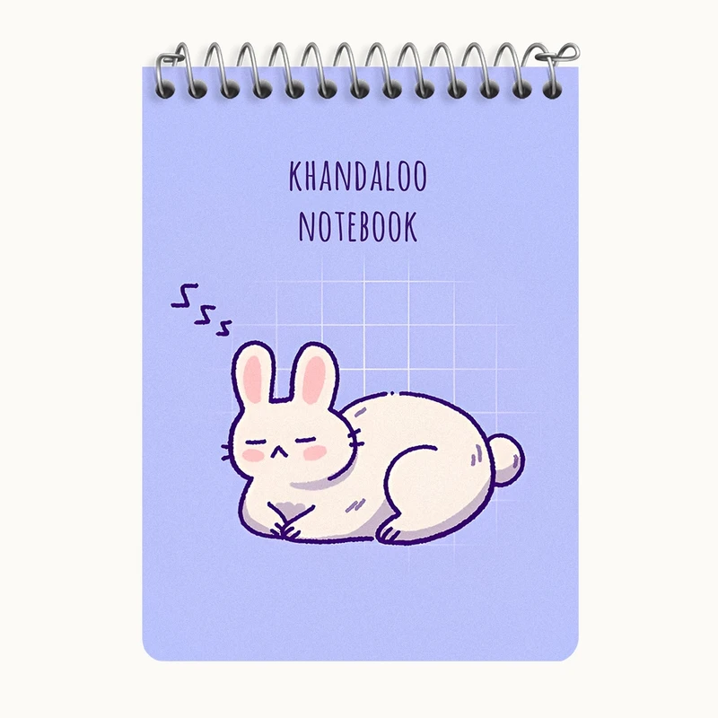دفتر یادداشت 50 برگ خندالو طرح خرگوش خوابالو کد N8140
