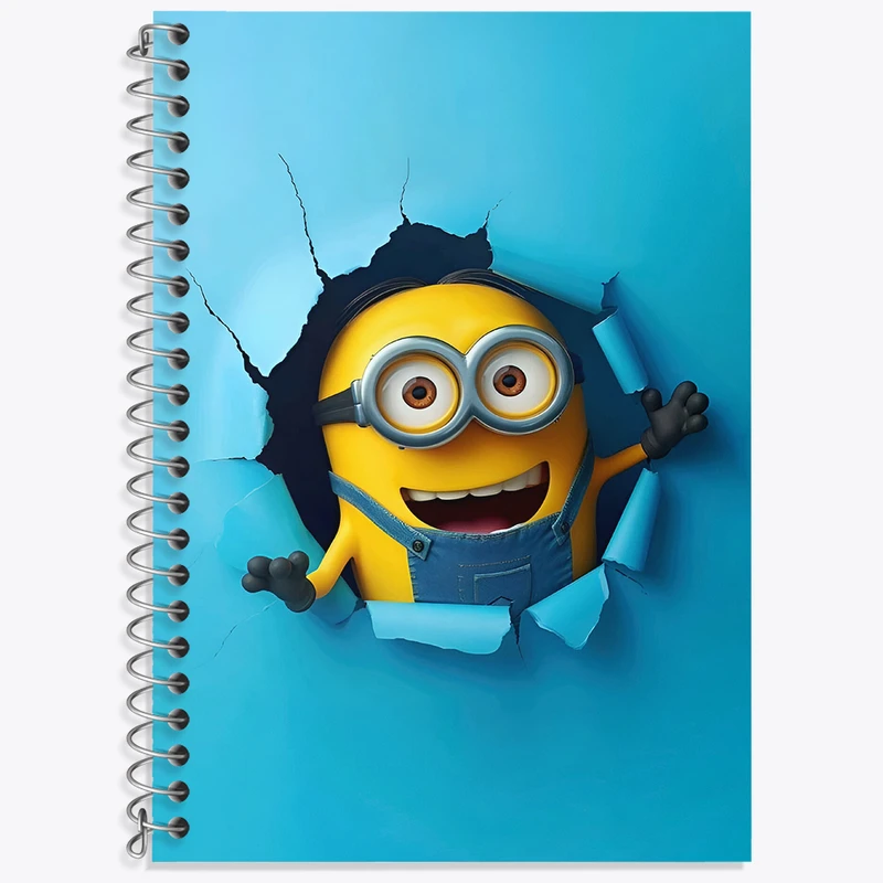 دفتر نت موسیقی 50 برگ خندالو طرح مینیون‌ها (Minions) کد F3386