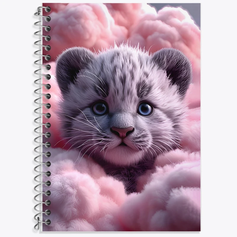 دفتر لغت 50 برگ خندالو طرح توله ببر بامزه کد F12777