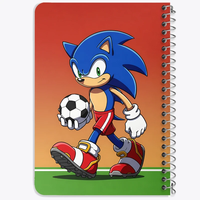 دفتر یادداشت 50 برگ خندالو طرح سونیک (Sonic) کد N8014