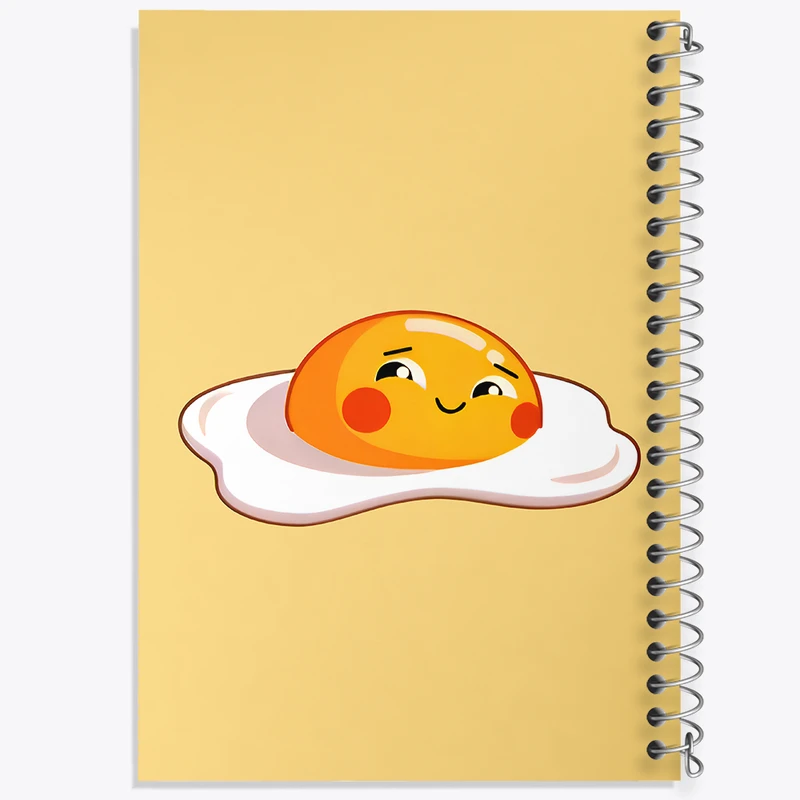 دفتر مشق 50 برگ خندالو طرح تخم مرغ کیوت کد N6476