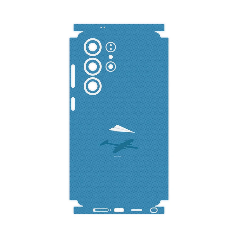 برچسب پوششی ماهوت مدل Minimal Paper Airplane-FullSkin مناسب برای گوشی موبایل سامسونگ Galaxy S25 Ultra