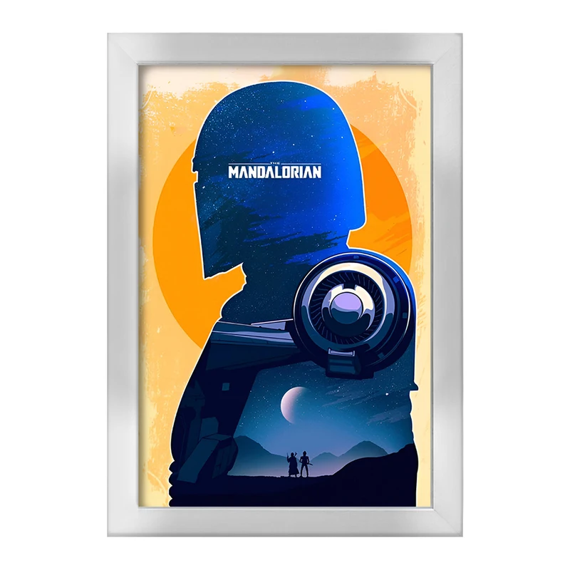 تابلو خندالو طرح مندلورین (The Mandalorian) کد F13752