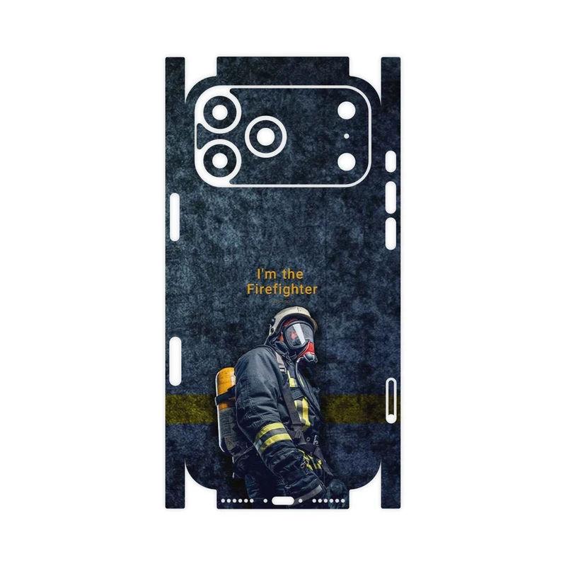 برچسب پوششی ماهوت مدل Firefighter-FullSkin مناسب برای گوشی موبایل اپل iPhone 17 Pro Max