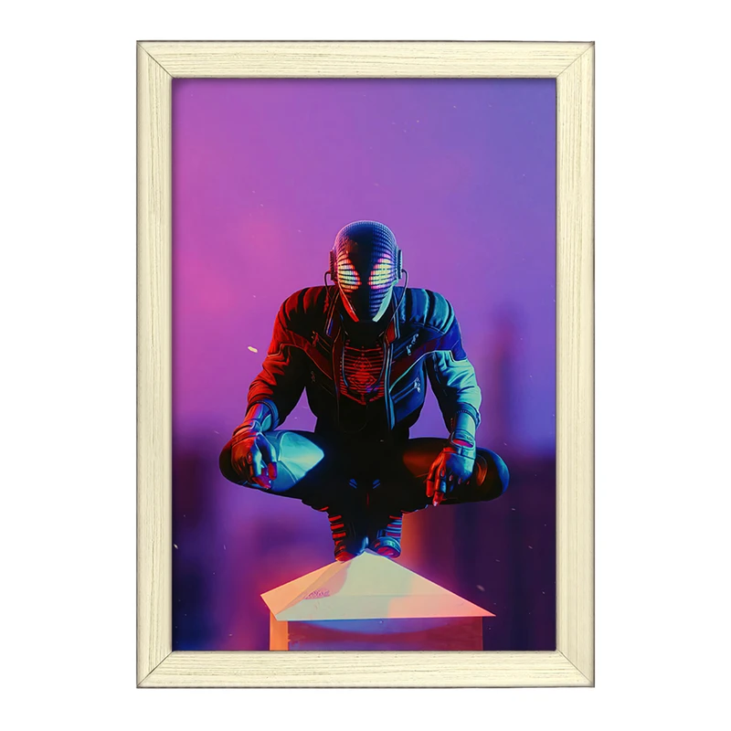 تابلو خندالو طرح مایلز مورالز مردعنکبوتی کد 30833