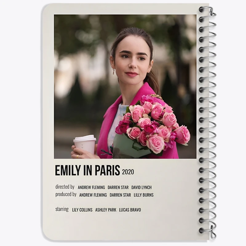 دفتر یادداشت 50 برگ خندالو طرح امیلی در پاریس (Emily in Paris) کد F13072