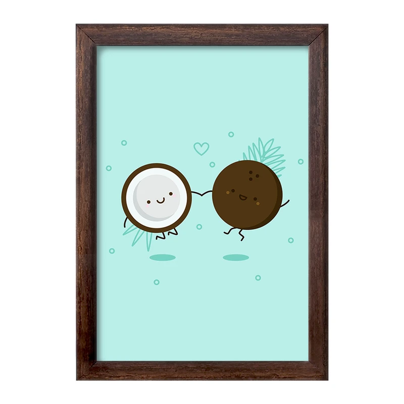 تابلو خندالو طرح نارگیل کد 8624