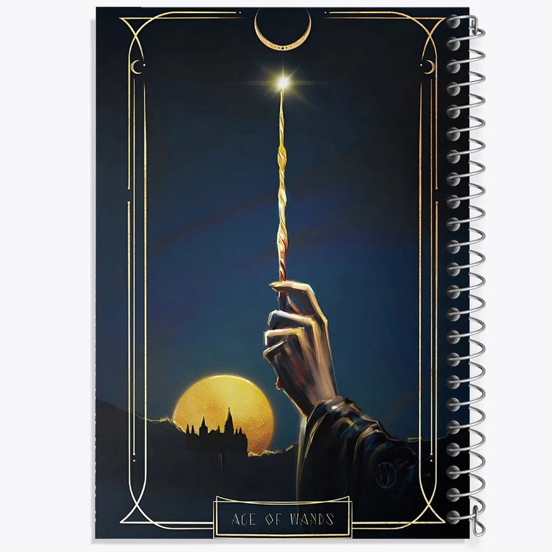 دفتر شطرنجی 50 برگ خندالو طرح هری پاتر (Harry Potter) کد F10007