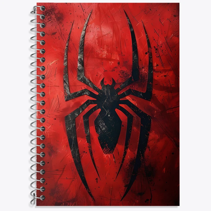 دفتر نت موسیقی 50 برگ خندالو طرح مرد عنکبوتی (Spider Man) کد F3947