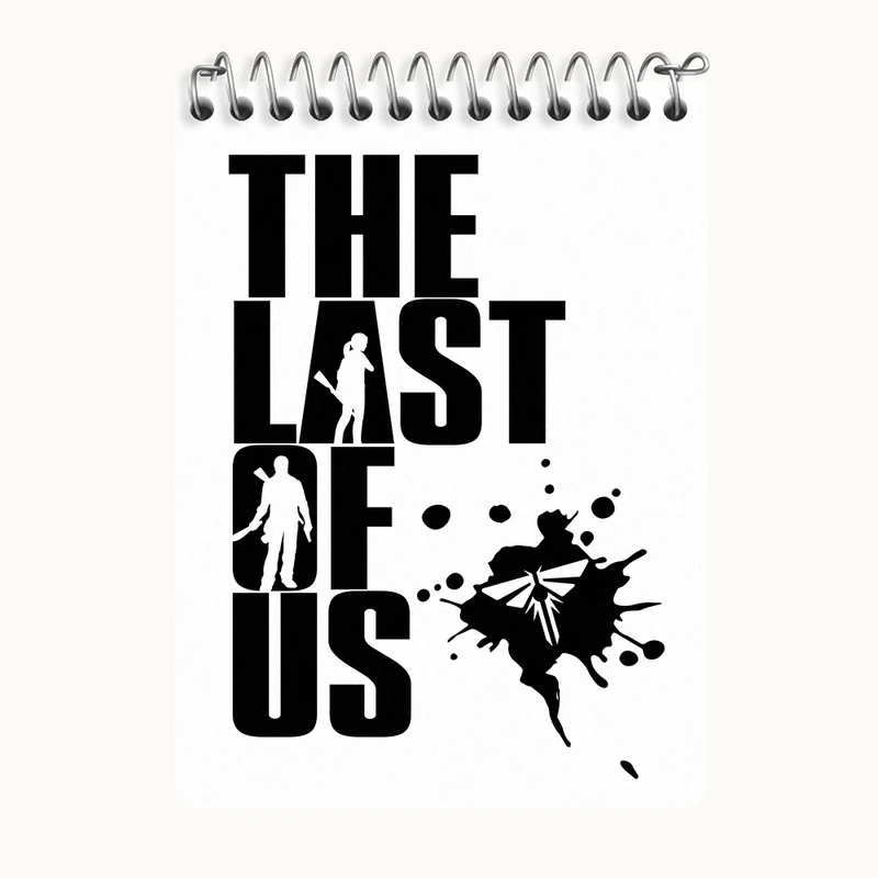 دفتر یادداشت 50 برگ خندالو طرح (The Last Of Us) آخرین بازمانده از ما کد N9319