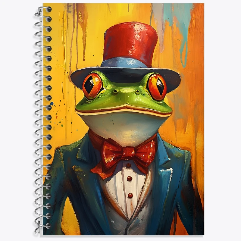 دفتر لغت 50 برگ خندالو طرح قورباغه کد F12117